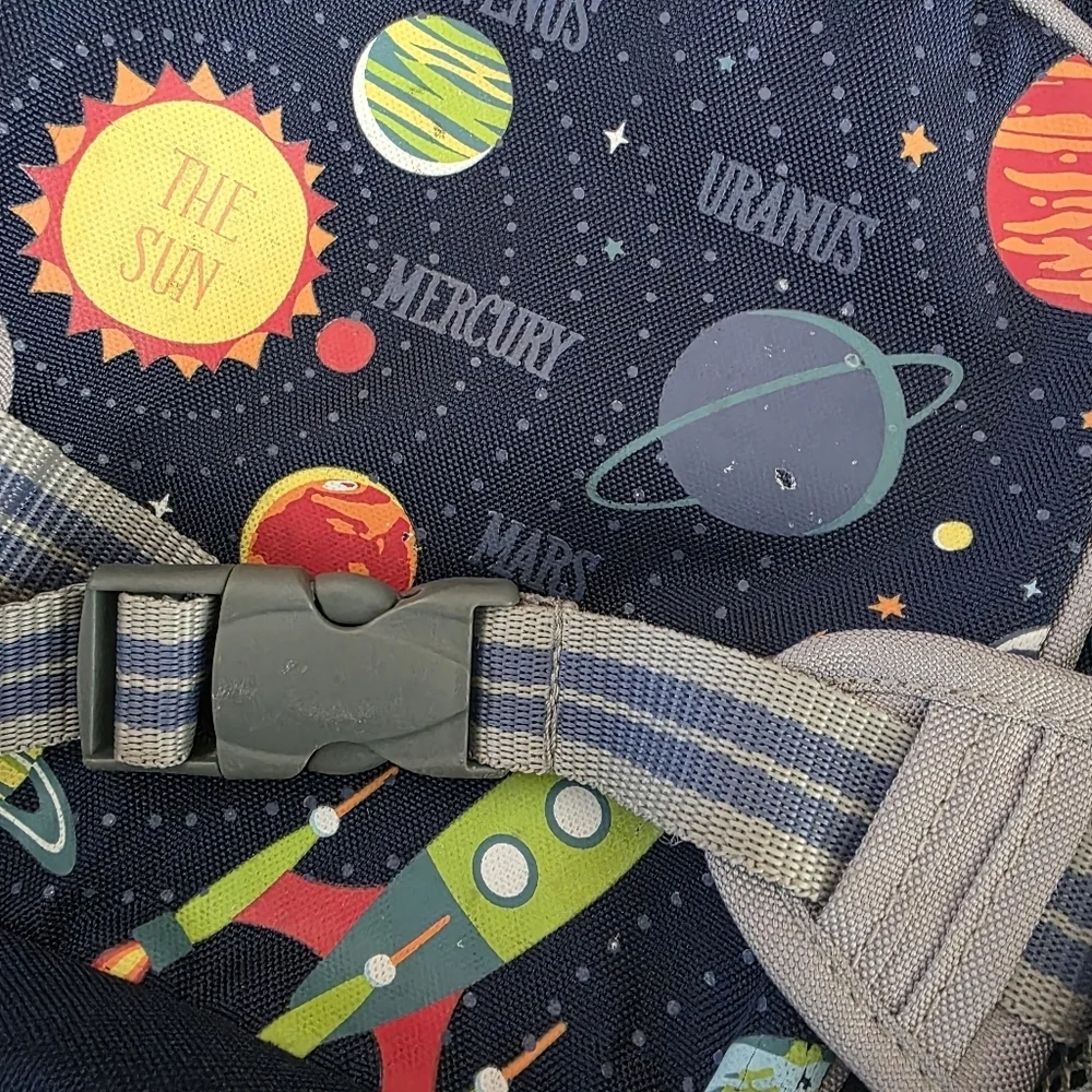 Pottery Barn Kids Mackenzie Navy Solar System Glow-in-the-Dark Backpack - Small